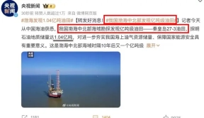 好消息！渤海发现1.04亿吨油田，燃油车又可以买了