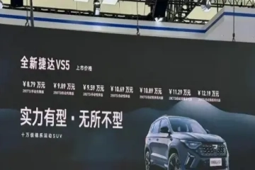 2024北京车展 | 基于MQB平台打造，全新捷达VS5售8.79万元起