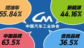 燃油车55.84%新能源44.16% 中国品牌63.5%合资品牌36.5%|汽势纵横