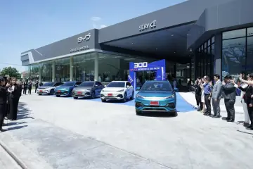 比亚迪泰国第108家门店暨亚太第300家门店盛大开幕