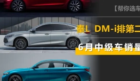 6月中级车销量：秦L DM-i第二，新一代凯美瑞终破万，宝马i3创新高